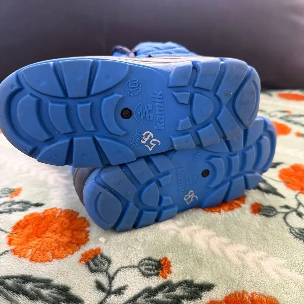Kamik Snowbug Snow Winter Boots Toddler Little Kid Size 10 Insulated Plush Lined